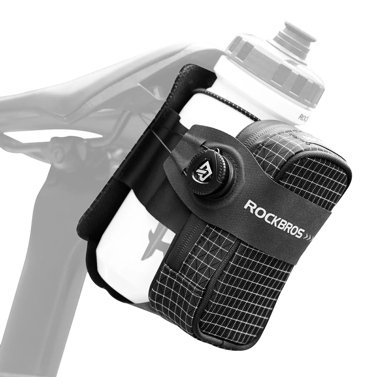 ROCKBROS Fahrrad Satteltaschen mit Drehverschluss System, Wasserabweisend und Reißfeste