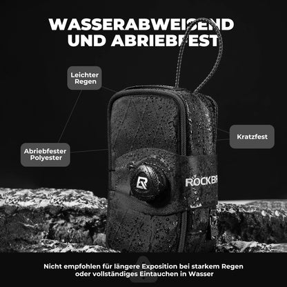ROCKBROS Fahrrad Satteltaschen mit Drehverschluss System, Wasserabweisend und Reißfeste