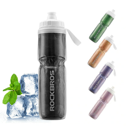 ROCKBROS Fahrrad Trinkflasche 670ML Drückbare