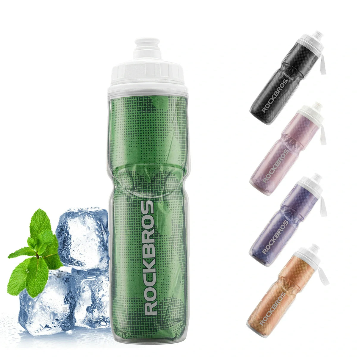 ROCKBROS Fahrrad Trinkflasche 670ML Drückbare