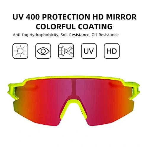 ROCKBROS Fahrradbrille Polarisierte Sonnenbrille UV400 SP204