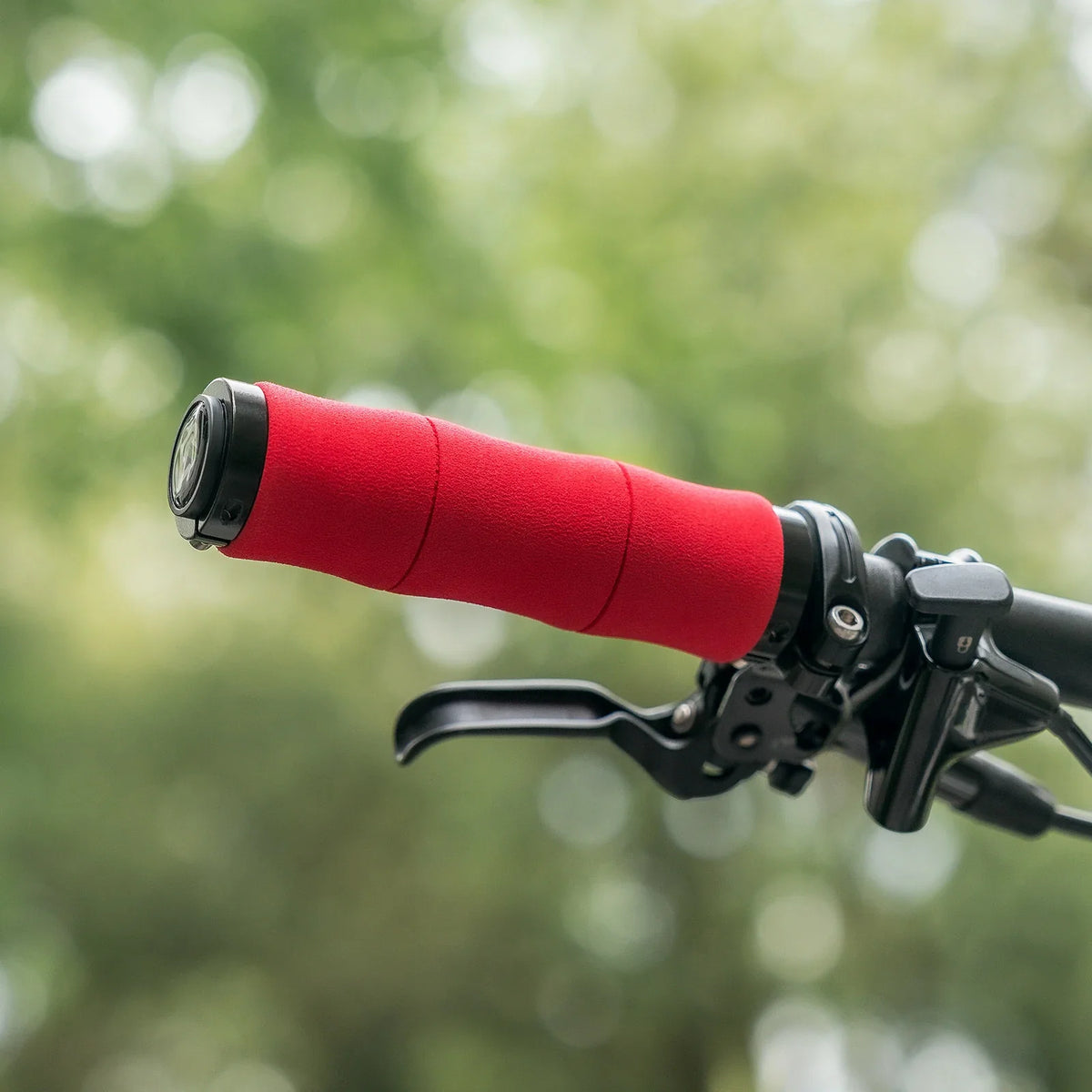 ROCKBROS Fahrradgriffe rutschfeste Eva Schwamm Fahrrad Lenkergriffe mit Aluminium 22MM