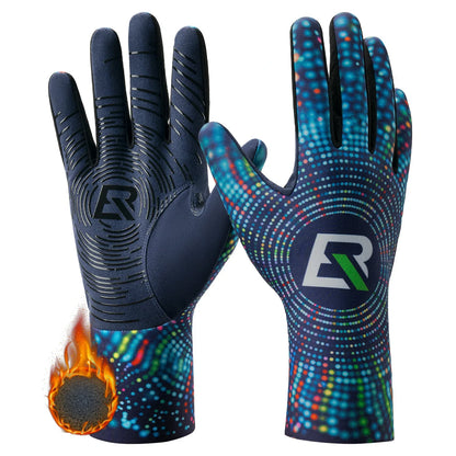 ROCKBROS Fahrradhandschuhe Herbst und Winter Vollfinger-Handschuhe Elastische Anti-Rutsch