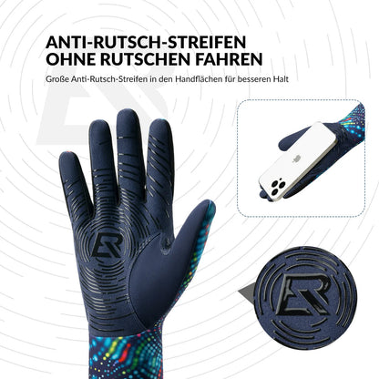 ROCKBROS Fahrradhandschuhe Herbst und Winter Vollfinger-Handschuhe Elastische Anti-Rutsch