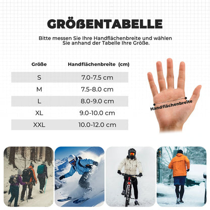 ROCKBROS Fahrradhandschuhe Winter Thinsulate Warme Handschuhe Touchscreen