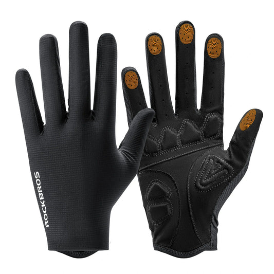 ROCKBROS Fahrradhandschuhe, Radhandschuhe mit Touchscreen an Allen Fingern