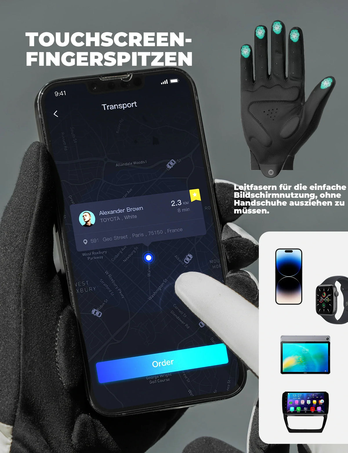 ROCKBROS Fahrradhandschuhe