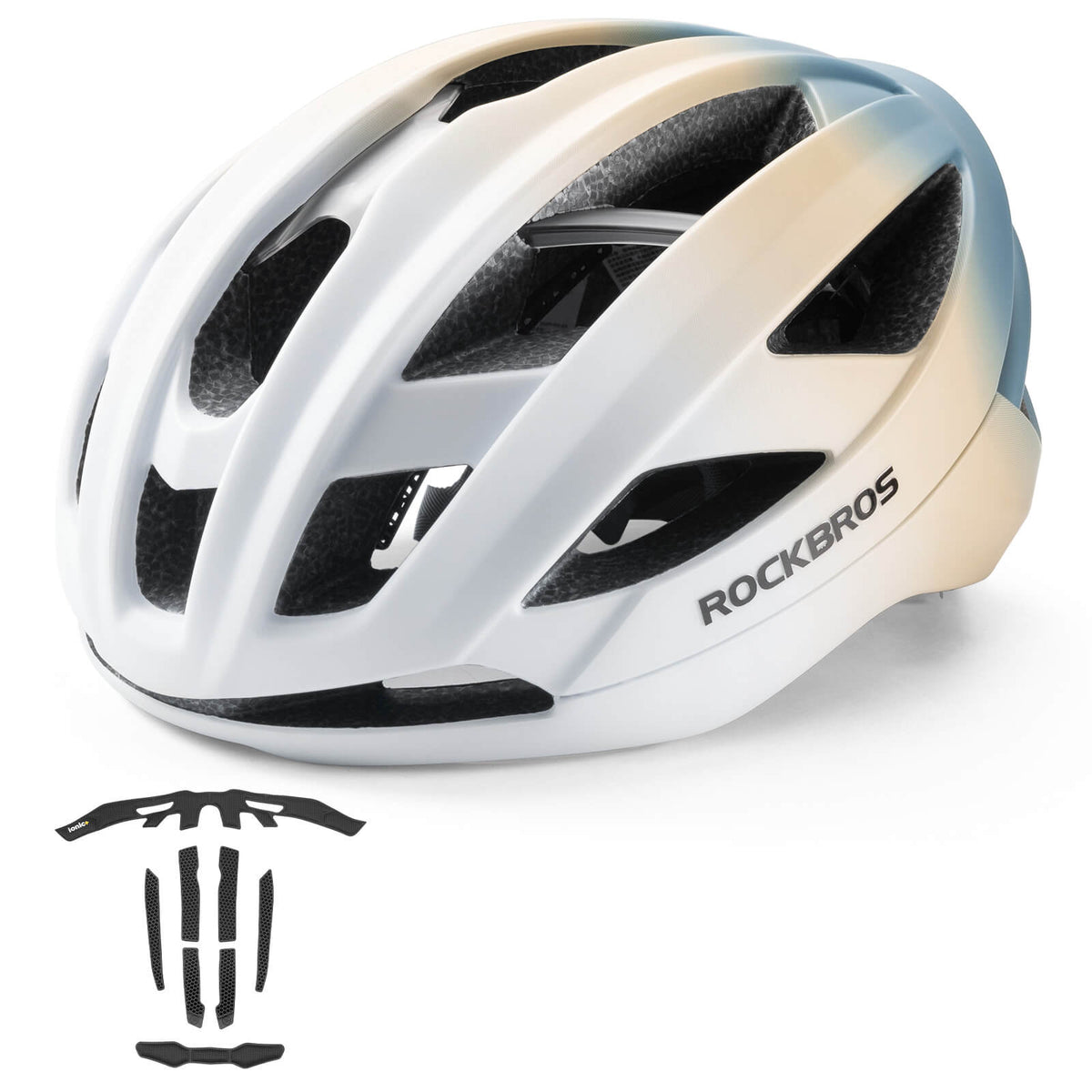ROCKBROS Fahrradhelm mit Verstärkungsrahmen 58-62cm