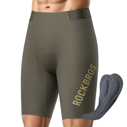 ROCKBROS Fahrradhose Kurz Herren, Gepolstert 3D Schnitt Radlerhose