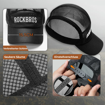 ROCKBROS Fahrradkappe trocknend Outdoor Sport Caps UV Schutz Kappe