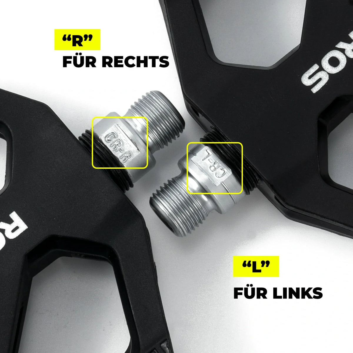 ROCKBROS Fahrradpedale aus Nylon mit Reflektoren, rutschfeste Leichte Breite Plattform