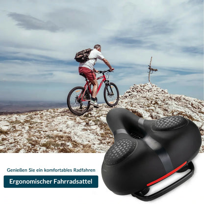 ROCKBROS Fahrradsattel mit Memory-Foam, Bequem & Druckentlastend