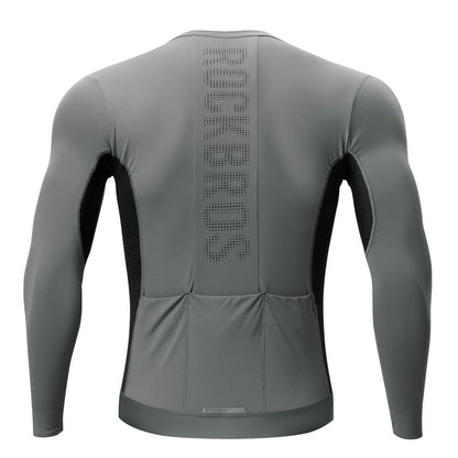 ROCKBROS Fahrradtrikot Radtrikot Langarm Herren, Atmungsaktiv und Schnelltrocknend, Elastisches