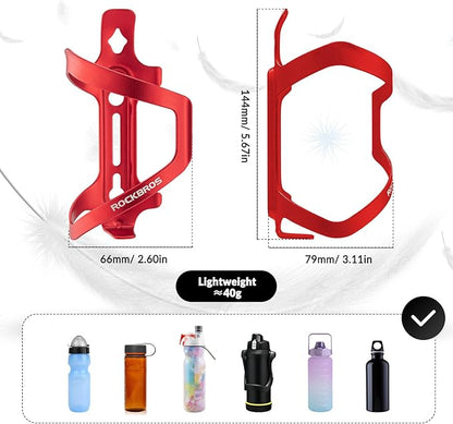 ROCKBROS Flaschenhalter Fahrrad Getränkehalter Trinkflaschenhalter Aluminiumlegierung ca. 40g