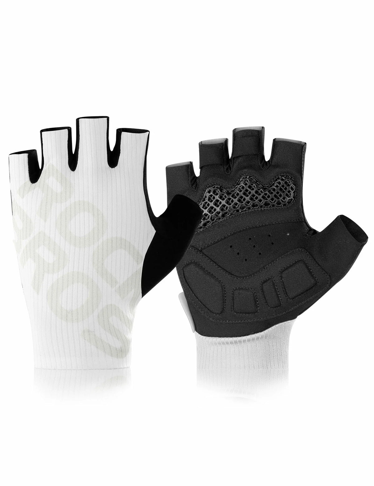 ROCKBROS Halbfinger-Fahrradhandschuhe Sommer Elastisch & Atmungsaktiv, Anti-Rutsch- und Dämpfungspolster