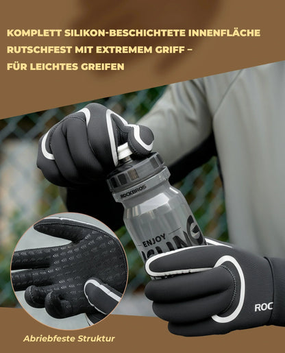 ROCKBROS Fahrradhandschuhe Winter, Wasserdicht und Winddicht S365