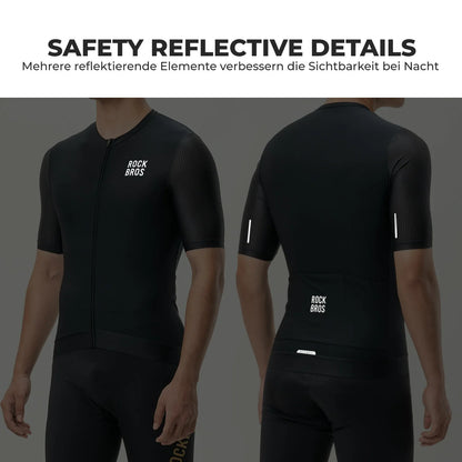ROCKBROS Herren Fahrradtrikot Kurzarm