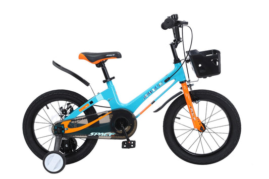 SKYS children's bike from 3 to 9 years 14/16/18 inch blue orange