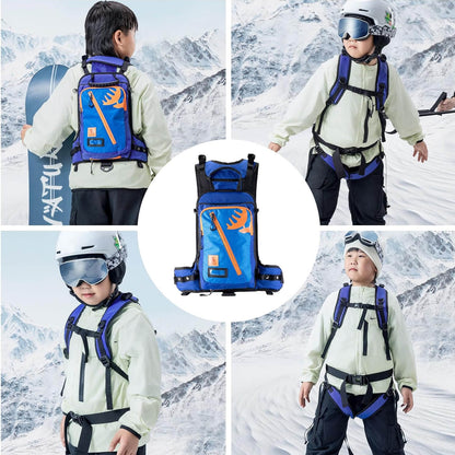 Kids' ski training backpack with strap Quanture