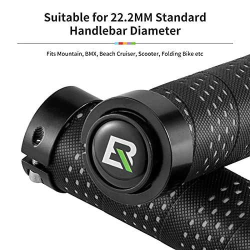 ROCKBROS Lenkergriffe Anti-Rutsch Fahrradgriffe Lock-On Design Fahrrad Griffe