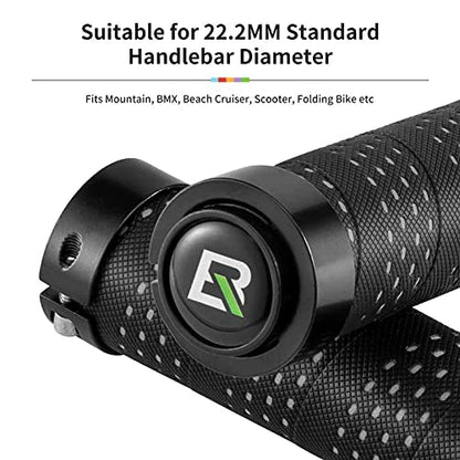 ROCKBROS Lenkergriffe Anti-Rutsch Fahrradgriffe Lock-On Design Fahrrad Griffe