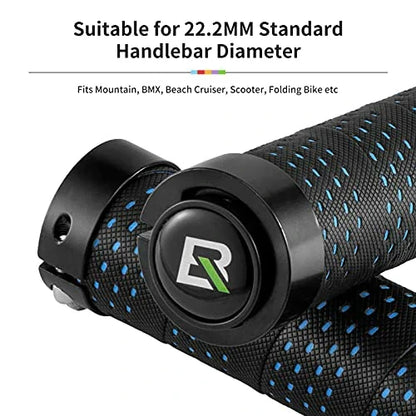 ROCKBROS Lenkergriffe Anti-Rutsch Fahrradgriffe Lock-On Design Fahrrad Griffe