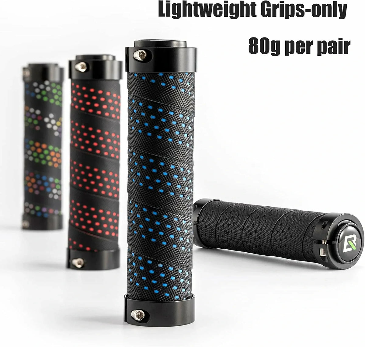 ROCKBROS Lenkergriffe Anti-Rutsch Fahrradgriffe Lock-On Design Fahrrad Griffe