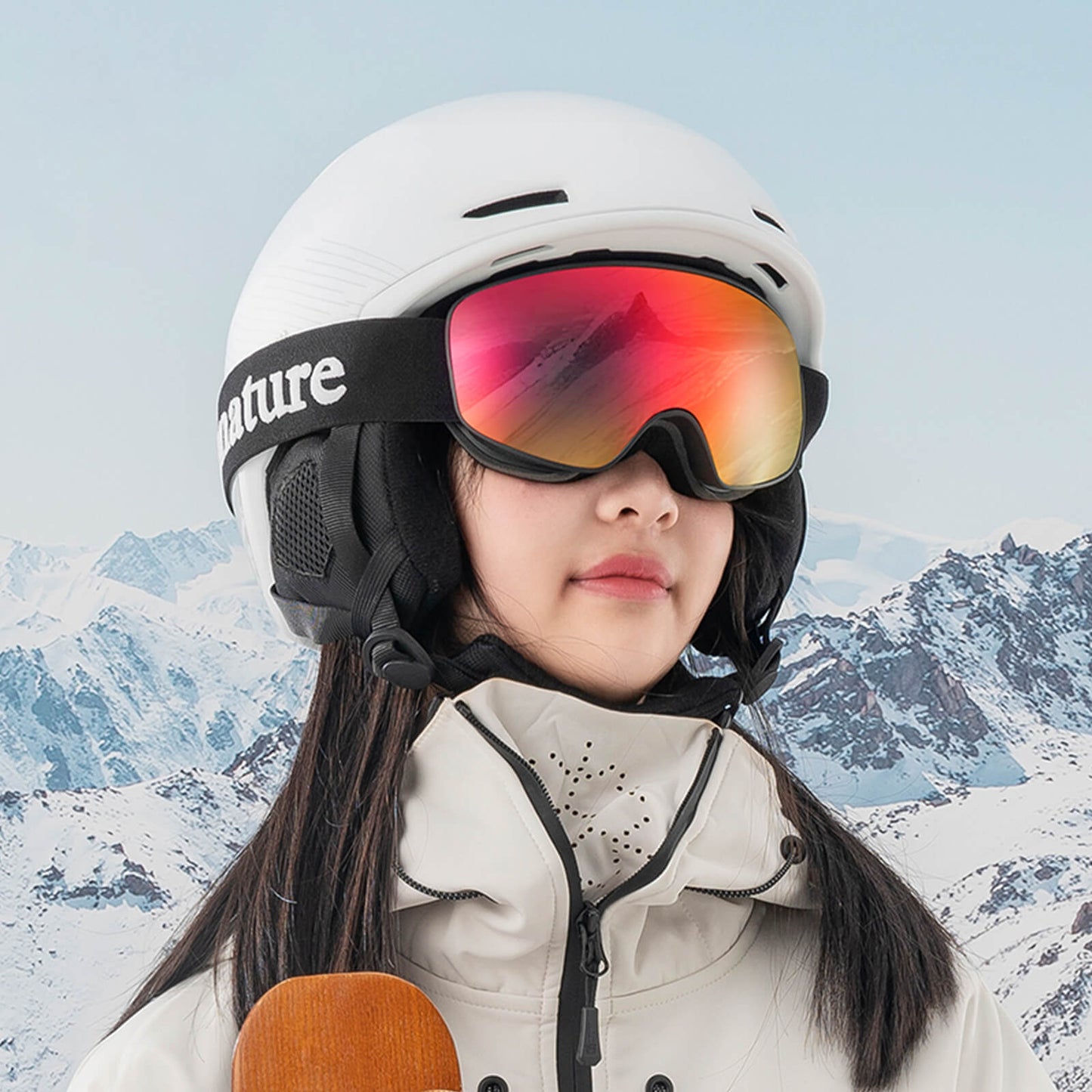 OTG anti-fog ski goggles unisex Qunature