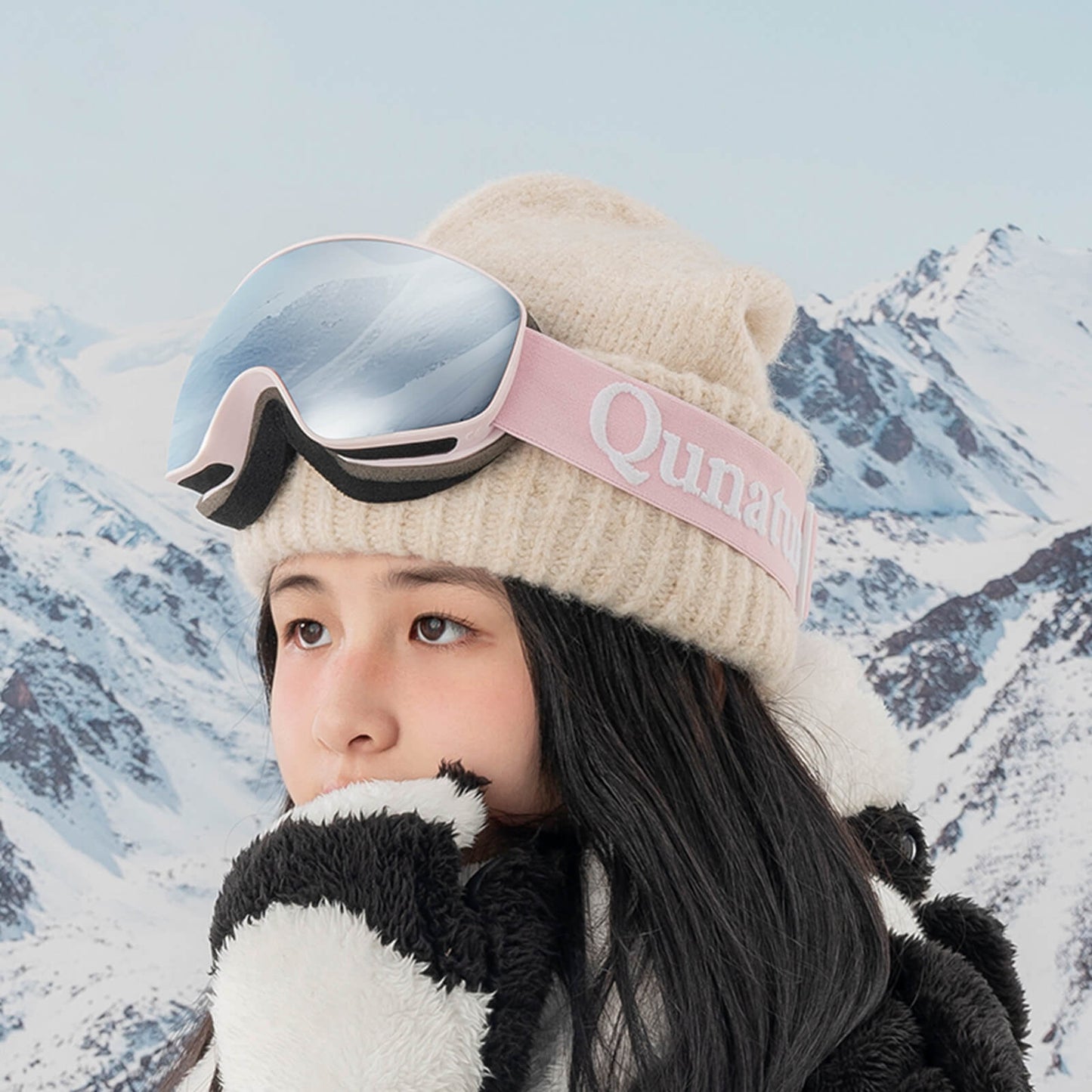 OTG anti-fog ski goggles unisex Qunature