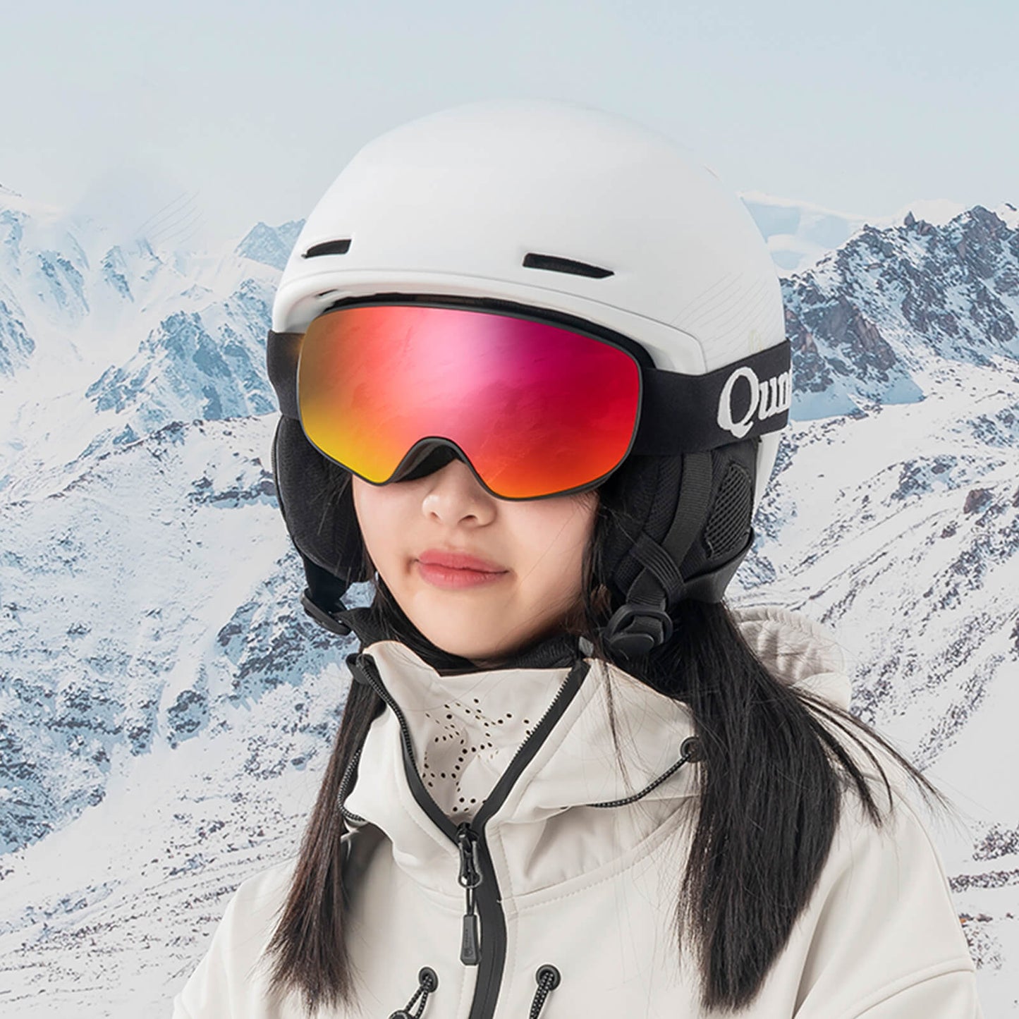 OTG anti-fog ski goggles unisex Qunature
