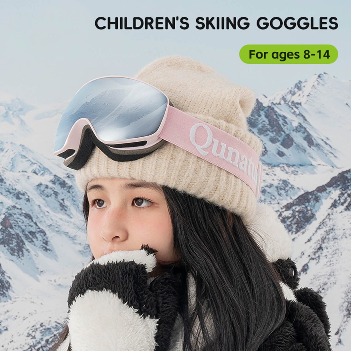 OTG anti-fog ski goggles unisex Qunature