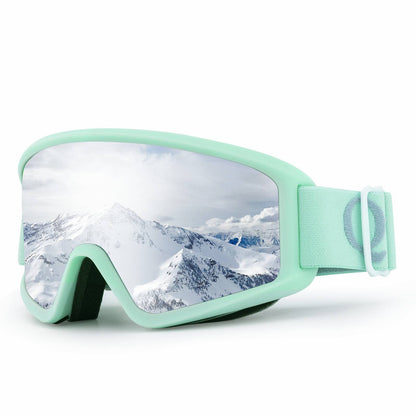 Anti-fog ski goggles, double lens, Quantature