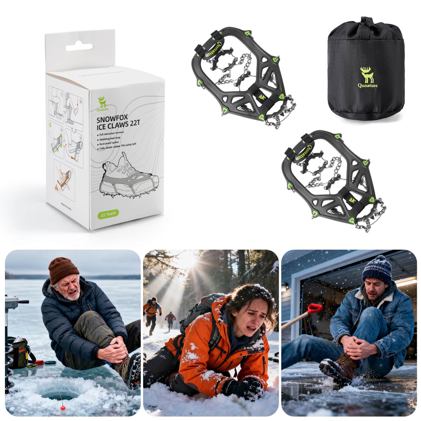 Lightweight ice axes for hiking Quantature