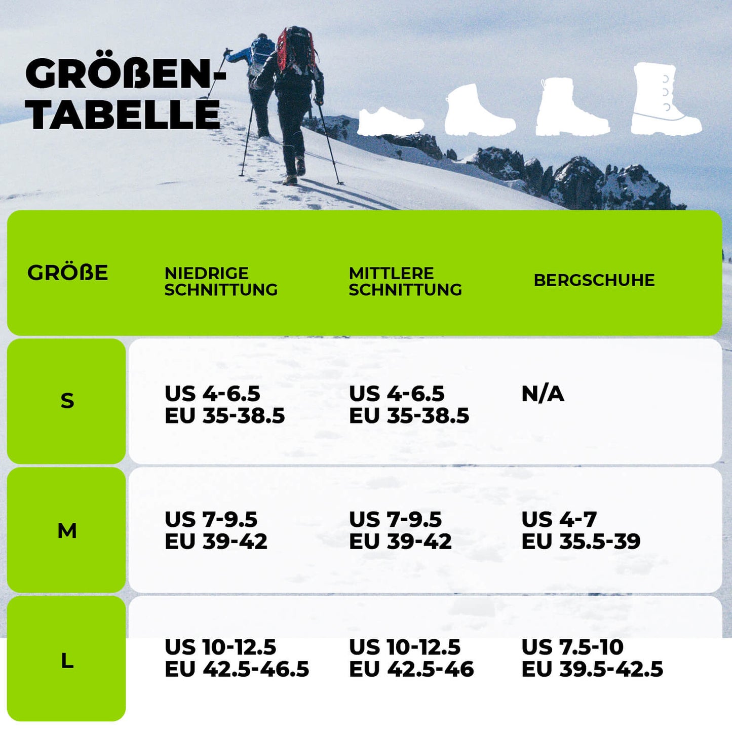 Lightweight ice axes for hiking Quantature