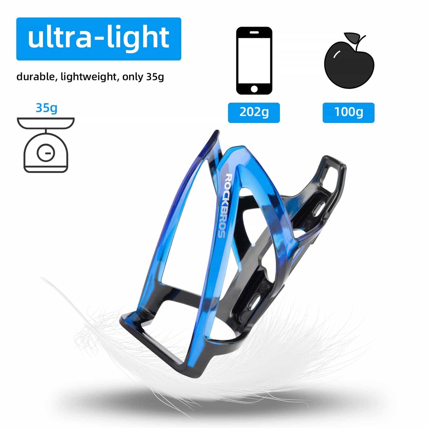 35g Lightweight PC Bicycle Bottle Holder ROCKBROS