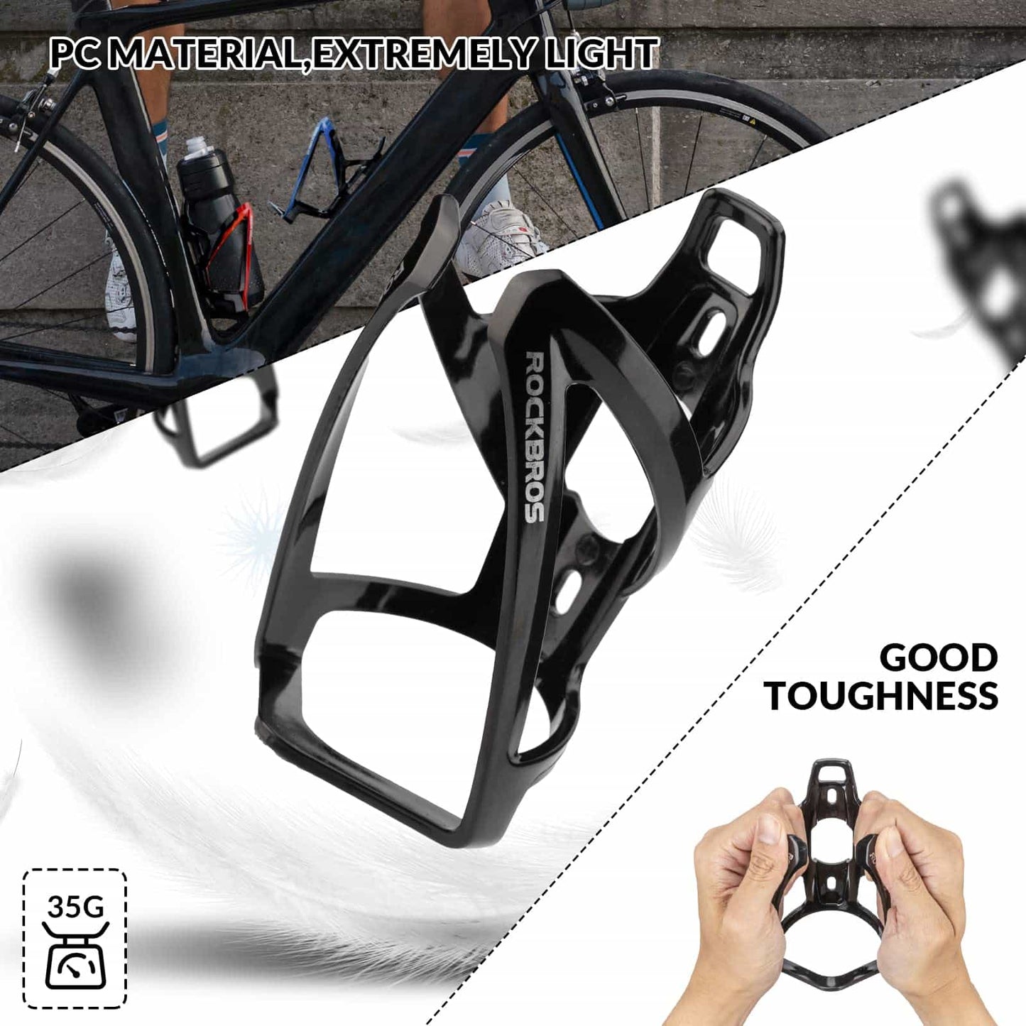 35g Lightweight PC Bicycle Bottle Holder ROCKBROS