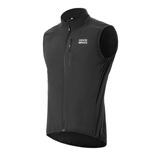 Sleeveless cycling vest, cycling jacket, packable, breathable, ROCKBROS
