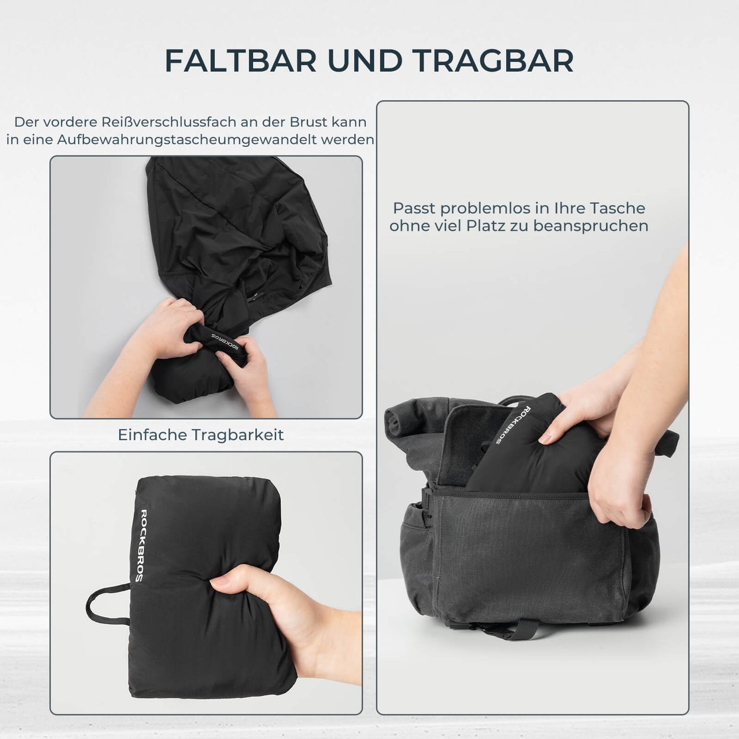 Sleeveless cycling vest, cycling jacket, packable, breathable, ROCKBROS