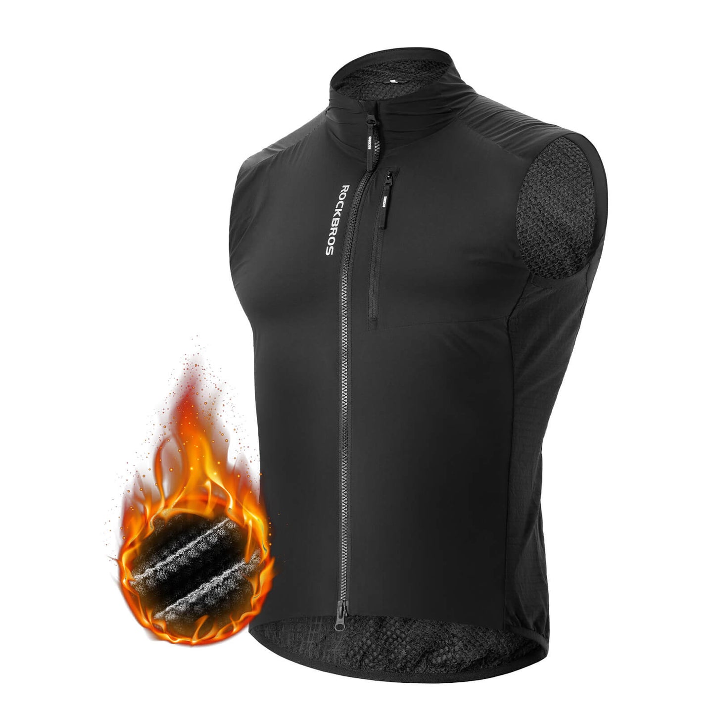 Sleeveless Windproof Cycling Vest Packable Breathable ROCKBROS