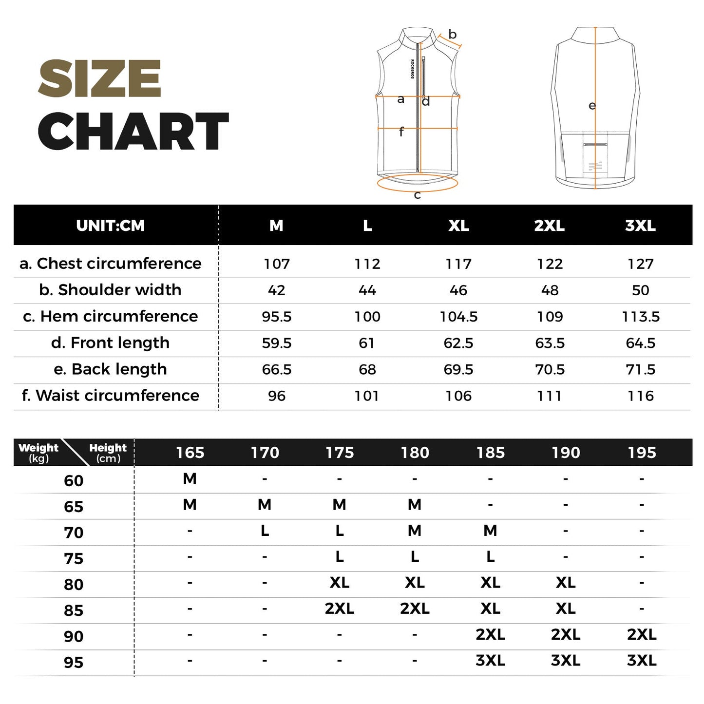 Sleeveless Windproof Cycling Vest Packable Breathable ROCKBROS