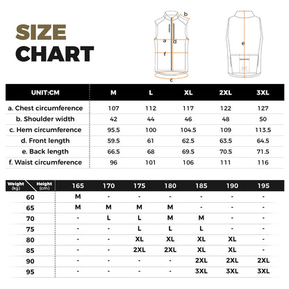 Sleeveless Windproof Cycling Vest Packable Breathable ROCKBROS