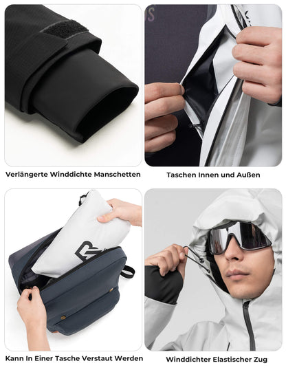 Heated cycling jacket with Type-C connection ROCKBROS