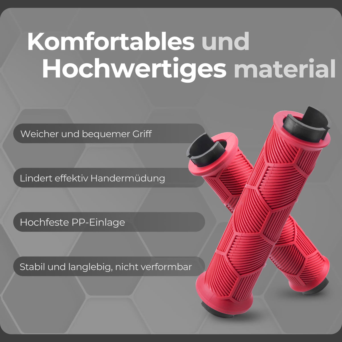 ROCKBROS Fahrrad Lenkergriffe Doppelverschluss für 22,2mm Lenke