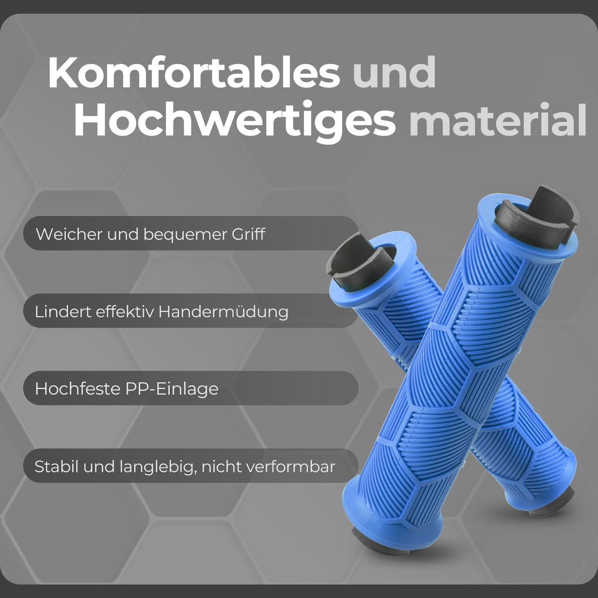 ROCKBROS Fahrrad Lenkergriffe Doppelverschluss für 22,2mm Lenke