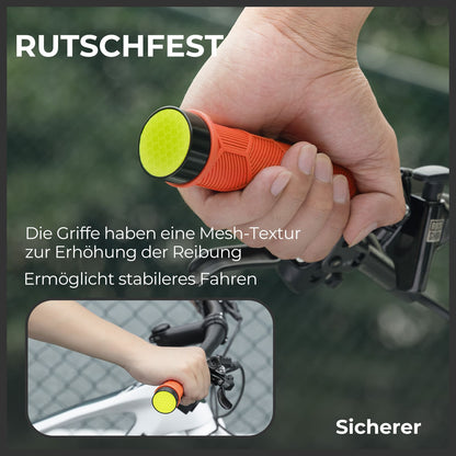 ROCKBROS Fahrrad Lenkergriffe Doppelverschluss für 22,2mm Lenke