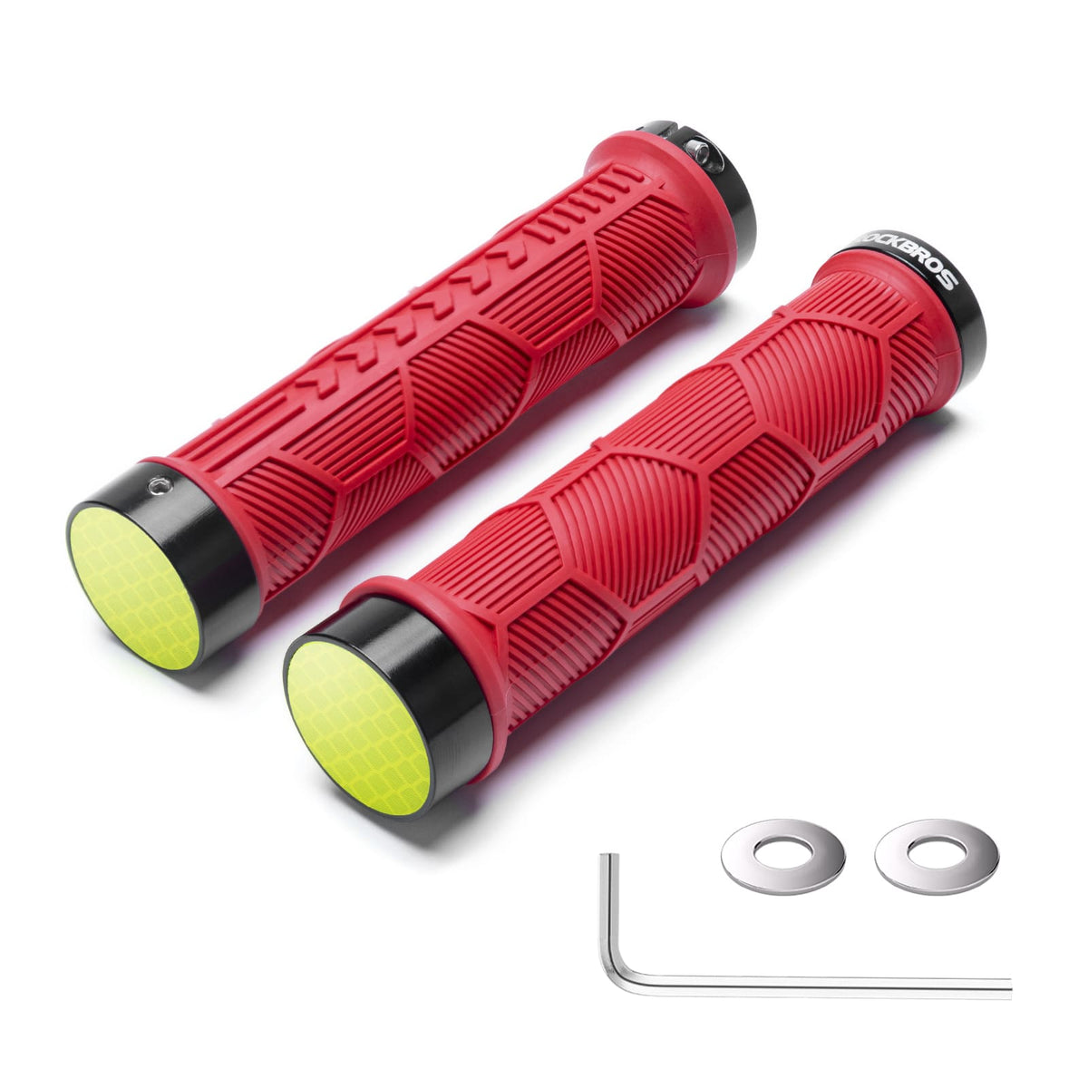 ROCKBROS Fahrrad Lenkergriffe Doppelverschluss für 22,2mm Lenke