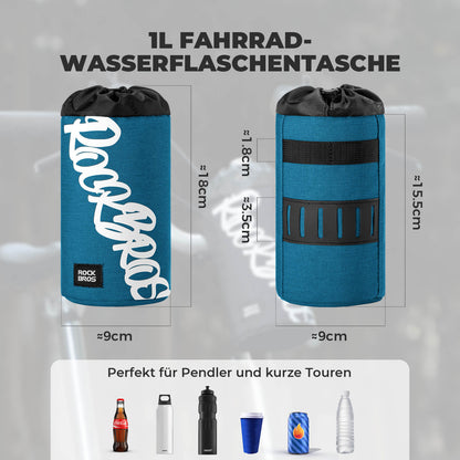 ROCKBROS Fahrrad Lenkertasche Mini 1L für Trinkflaschen Ø9 cm