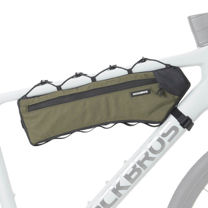 Bicycle frame bag, triangle bag, 1.9L, ultra-thin & quick access, ROCKBROS