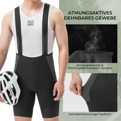 Cycling bib shorts, high strength & breathable with 5 pockets, ROCKBROS