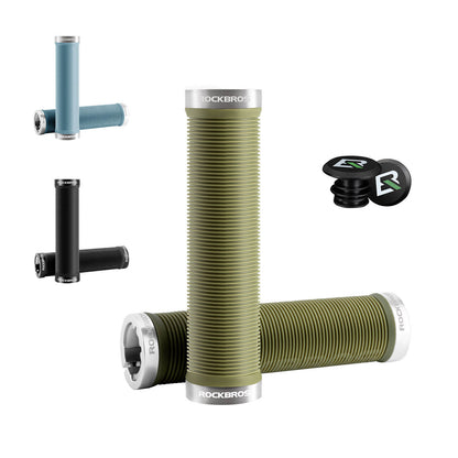 Bicycle grips, non-slip, double locking mechanism, 22.2mm, ROCKBROS
